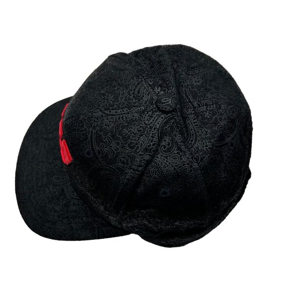 Wisconsin Badgers Big Ten Snapback Hat Cap Black Red Top World Adjustable - Picture 2 of 13